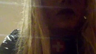 Fucking rubber real doll latex shemale in mov 0423