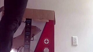 showing off my skinny physique from masturbating to vintage porn while stretching in jeans