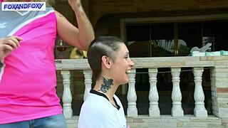 Behind The Scenes Lisa Fox Shaves Hairless Head