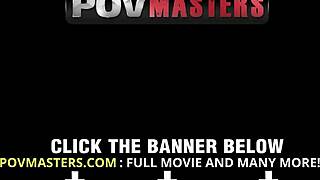 Watch tattooed petite teen Sky Smith take monster cock in POV.