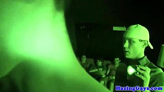 These college twinks get hazed with assfucking and cum on each other in the dorm