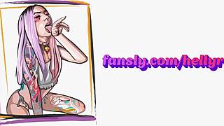 Hey, check this alternative tattooed chick banging with two dildos! Her wild threesome vibe is totally insane.