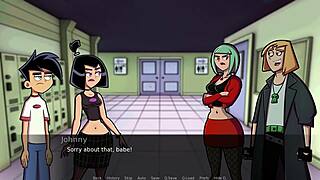 hot goth girlfriend masturbating amity park in uncensored parody with anime hentai friend