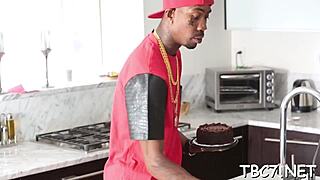 Petite European Slut Sucks Big Black Cock With Hardcore Intensity