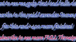 yo, this yoga slut’s deepthroat is unreal with pulsating cum swallow