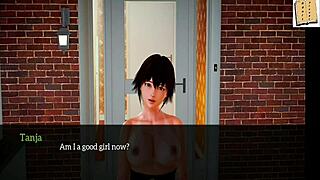 Teen Brunette With Small Tits Gets Missionary Fucked In Family Game