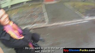 Babe gets pussybanged hard