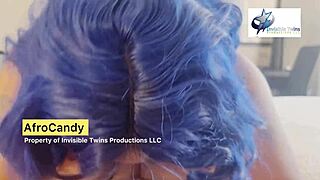 Ebony Babe Spreading Big Ass For Massage Before New Projects