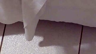 I cum while smelling the prostitute's feet in this fetish scene.