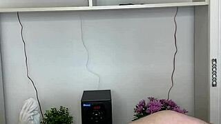 Nurse In Uniform Gives Hard Cock A Waxing