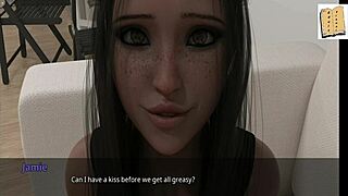 Wvm 38: Harper and Natalie Flirt in Their Flat