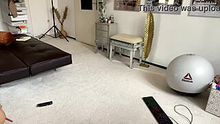 Enjoying a lingerie live stream