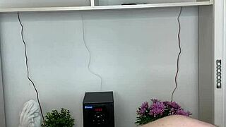 Nurse In Uniform Gives Hard Cock A Waxing