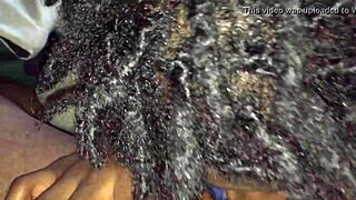 in this homemade scene, he licks that amateur pussy like it's his favorite meal