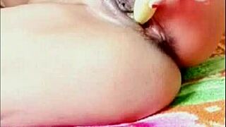 Urvi Bhabhi, alone at home, naked and masturbating her pussy.