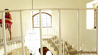 Big Tits Stepmother Gets Oral Pleasure from Teen Girl