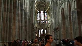 Explore Inside Prague Castle With European Tourist!