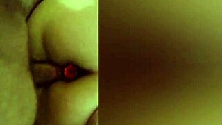 Just spanking and drilling a submissive newbie with an anal plug