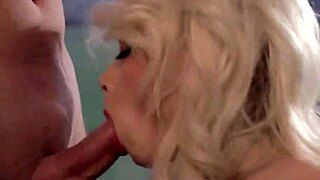 lovely brunette sucks cock lively