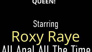 Blonde anal queen roxy raye cumshoted on her juicy booty in anal gape clip
