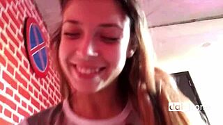 Datezone amateur teen 18+ sucks with cum swallowing