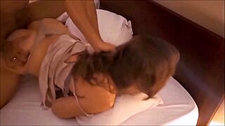 Amoul Solo 803 showcases French amateur couples in satin lingerie for clothed sex and doggystyle.