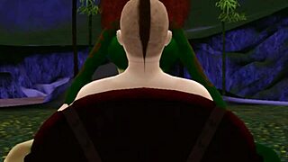 Virgin Pussy Meets Old Balls in S3D Ep 11 Action.