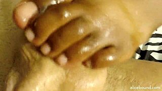 Feeling the Intense Pleasure of an All Natural Footjob