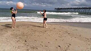 Lovely Ladies Stunning Beach Photoshoot in Tiny Bikinis