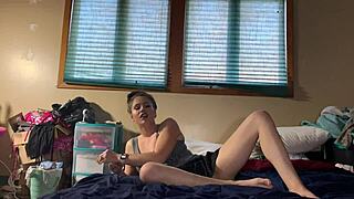 Milf whore gives jerk off instructions for fucking step sister.