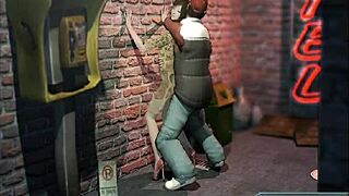 yo, let’s slam against the wall for a quick office bang