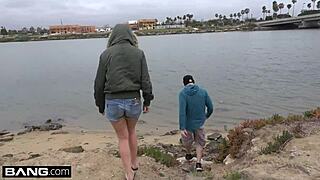 Teen Valerie White Gives Roadhead To Big Cock, Then Fucks In Backseat With Cumshot