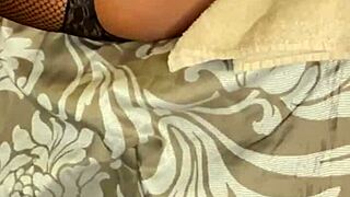 Nasty wet nympho Barbie Charlie plays with pink pussy