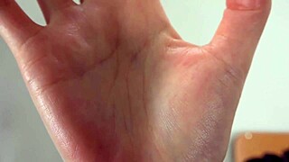 yo, check these wet female hands getting all slippery!