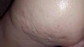 Velvet Rain Squirts With Huge Toy While Watching Porn