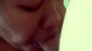 Thick Asian Cambodian babe masters blowjob and deepthroat skills.