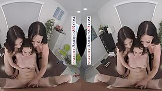 Naughty America stars Casey Calvert, Jane Wilde, and Jennifer White in wild office anal! Wow!