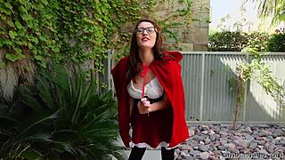 i'm amber hahn, alone outdoors with my toys and big tits