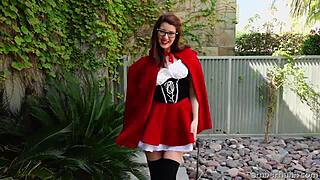 i'm amber hahn, alone outdoors with my toys and big tits