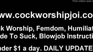 I Am Going To Train You As A Deepthroat Pro With My Femdom Skills!