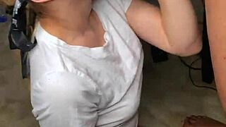White Girl Gives Bbc The Sloppiest Blowjob Ever Lets Him Cum In Her Mouth