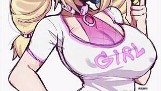 princess peach hentai with big ass and tits 😍