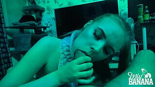 Sucking Monster Cock While Groping In Dark!