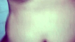 Indian gay bottom takes his own golden shower, pissing on himself in a solo act of self-pleasure