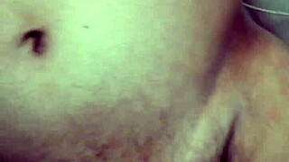 Indian gay bottom takes his own golden shower, pissing on himself in a solo act of self-pleasure