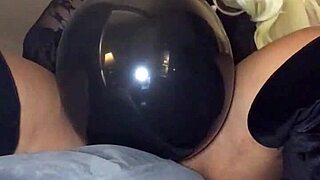 Balloon Fetish Babe Dominates with Big Ass