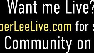 Kimber Lee face fucked and milks dick with boots!