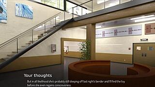 Visual novel game walkthrough for college-themed Bound