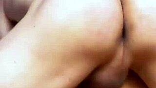 The shy teen bride passionately embraces her lover, whispering dark desires and sparking intense lust