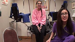 Doctor Binds Teen Patient Kitty Catherine In Latex